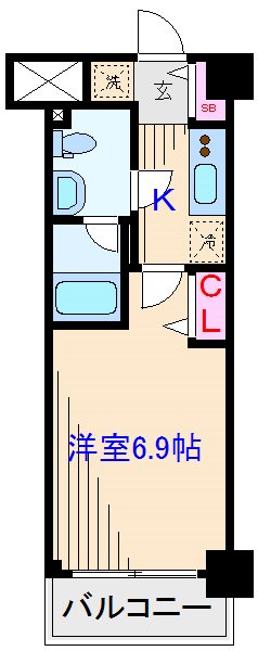 ドゥーエ新川崎 間取り