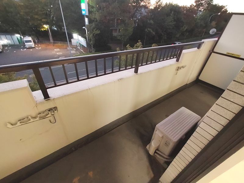 コーポラストマト ベランダ