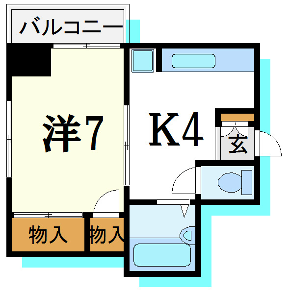 グリーンハイツ塩野 間取り