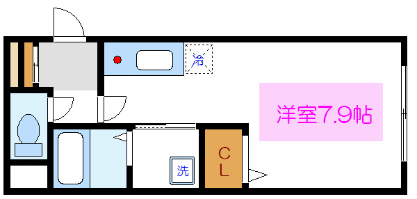 メゾンベルージュ 301号室 間取り