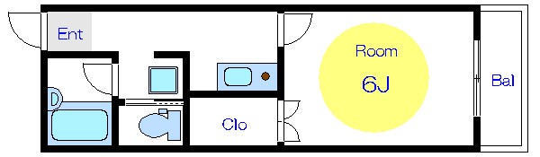メゾンオサベＶ  間取り図