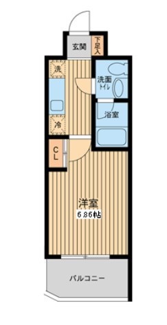 プロスペクト門前仲町 間取り図