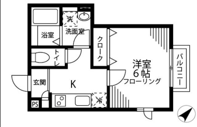 ベルヴェデーレ　ＴＫ２ 203号室 間取り