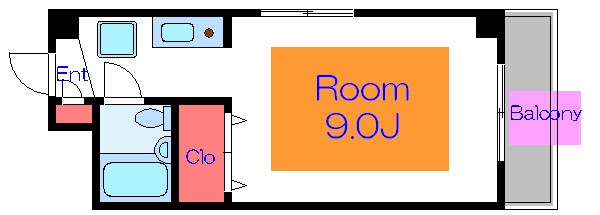 オーデーパナハイム  402号室 間取り