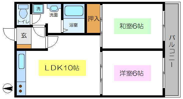 藤永コーポ    間取り