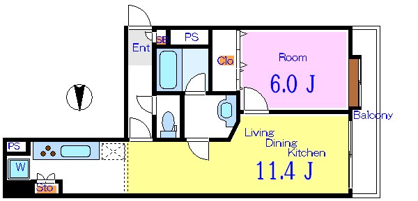 シーアイマンション日暮里  間取り