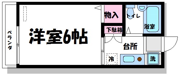 ミケーネ東葛西 202号室 間取り