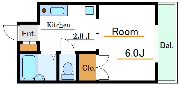 コーポ竹内 間取り図