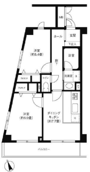 セゾン深川 間取り