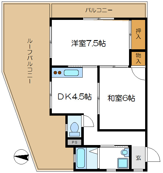 コーポ高津 間取り