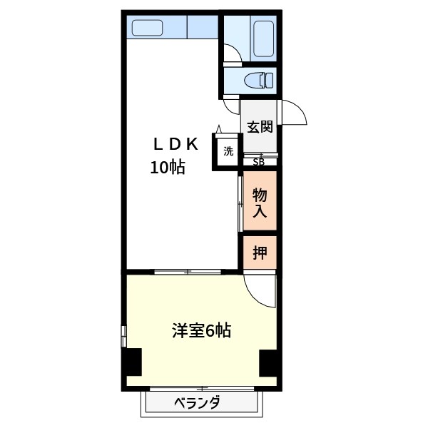 ITハウス 301号室 間取り