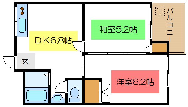 Ｋコート 間取り図