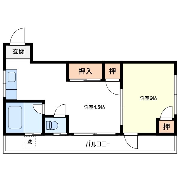 蓮芽ビル 間取り図