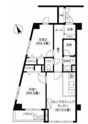 セゾン深川  間取り