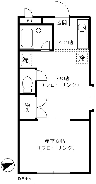 サニーヒルＧ  間取り図