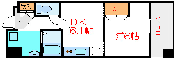 クレアールフレスカ 間取り図