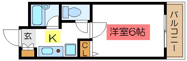 レジデンス金子 間取り図