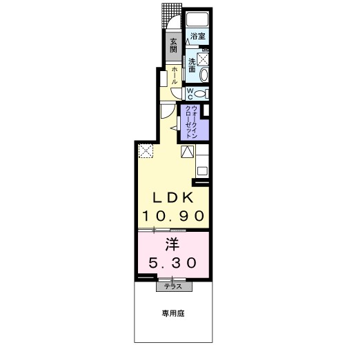メゾン　アンソレイエ  間取り