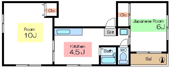 ヒルハウス  間取り図