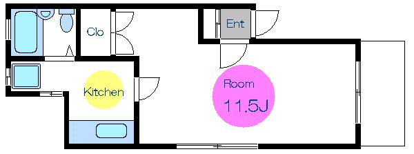 ポンシイプレ  間取り