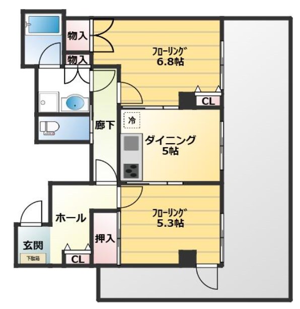 ルシエル小松川 間取り図