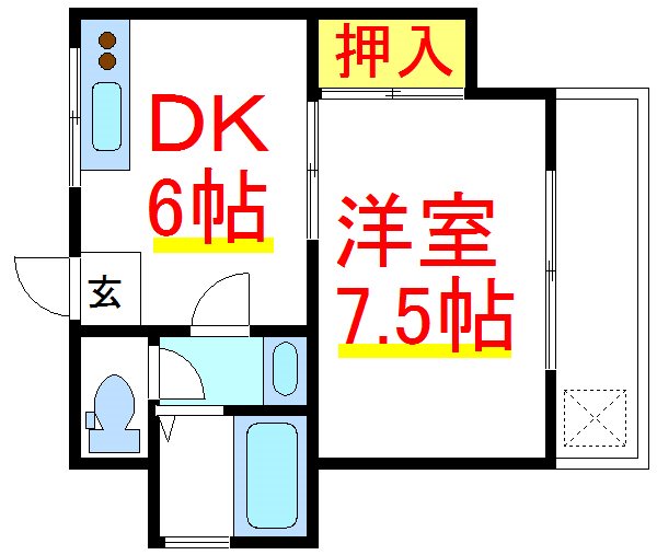 タカタハイツ(東尾久4丁目)  間取り