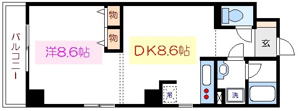 シャンティオン  間取り図
