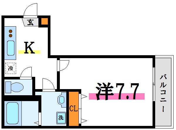 クレスト南小岩 間取り