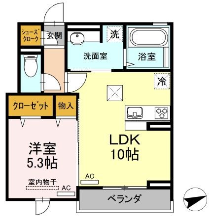 クリア南砂 間取り図