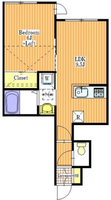 メゾン・ド・モーク  間取り図