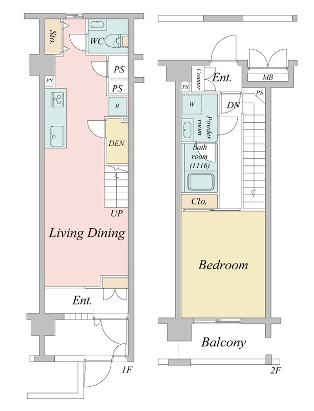 ニューシティアパートメンツ亀戸   間取り図