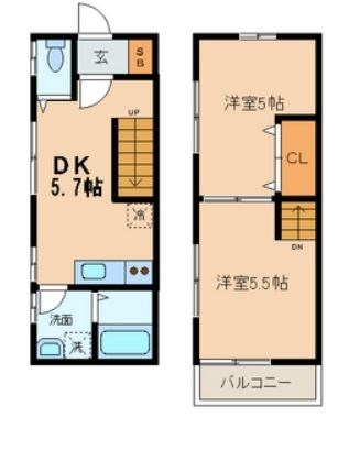 ジュネスⅡ  間取り