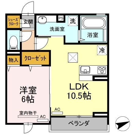 クリア南砂  間取り図