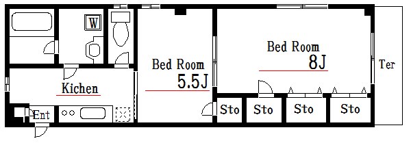 ロワジール  間取り図