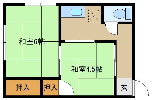 鈴木荘    間取り図