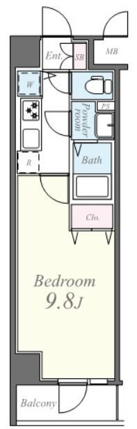 ファミーユ   間取り図