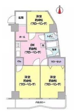 東陽町ダイヤモンドマンション  間取り