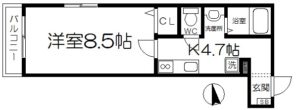 プライムメゾン日暮里 間取り