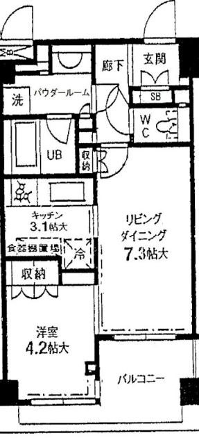 ハピネ文京根津  間取り