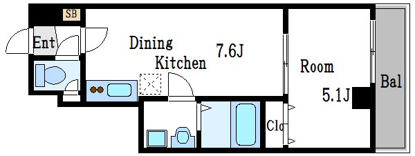 アール・ワンズ北砂 間取り