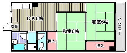 グリーンハイツ木村  間取り
