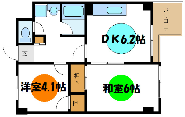 シェグラン片柳 間取り