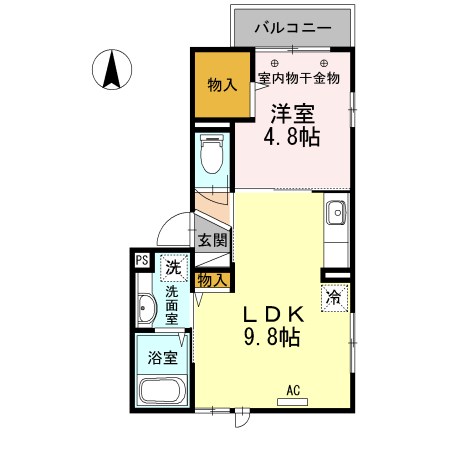 メープル・シャンテ  間取り図