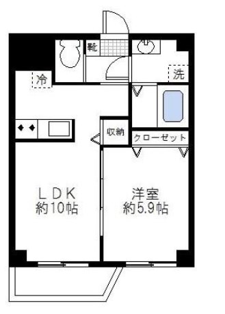 エステ浅草壱番館  間取り