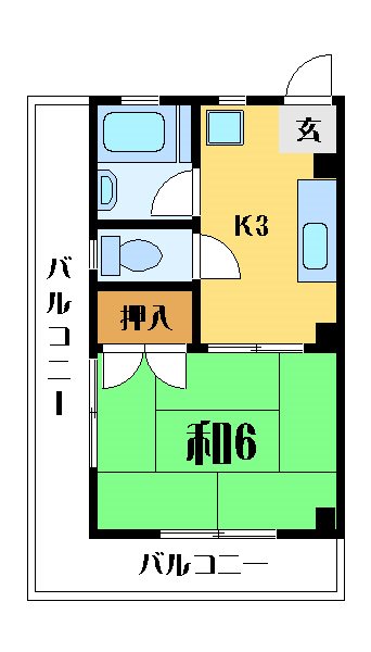 第三田嶋ビル  間取り図