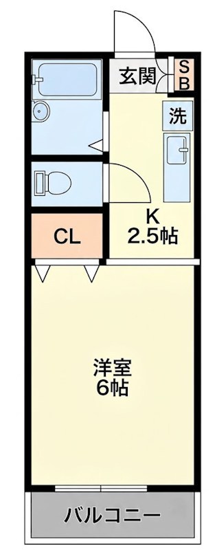 ハイネス14   間取り図