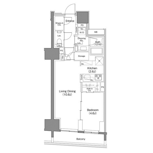 ザ・パークハビオ日本橋馬喰町 間取り