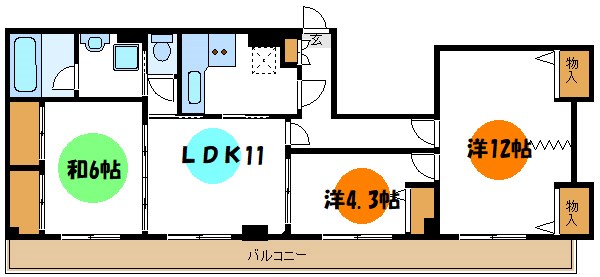 NIKOハイム新小岩３  間取り図