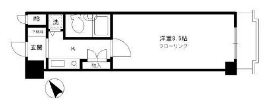ＺＡＭＡエンゼルハイム北千住 間取り