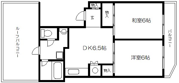 マンハイム大島   間取り
